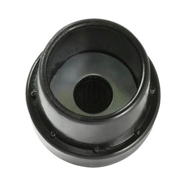 Image showing  Universal Replacement Rubber Mini Trampoline Pole Caps, Black, Fits 1 in. Round Tube Legs, 6-Pack