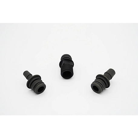 Remco Quick Attach Fitting Kit, Straights Only, 1/2 in. Hose Barb, 3/8 in. Hose Barb, and 1/2 in. MNPT