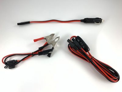 Remco Wire Harness, 16 AWG Wire, 90 in. length with heavy duty on/off switch, battery clips and car adapter