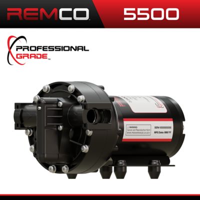 Remco Professional Grade 5500, 5.3 GPM, 60 PSI on Demand 12 Volt Sprayer Pump with 3/4 in. QA Ports