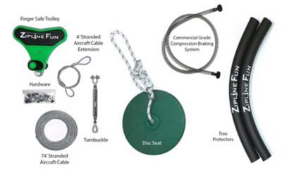 Image showing  Z70 Total 70 ft. Zip Line Bundle