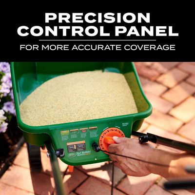 Image showing 5 th Scotts 5,000 sq. ft. Turf Builder EdgeGuard Mini Broadcast Spreader for Grass Seed, Fertilizer, Salt and Ice Melt