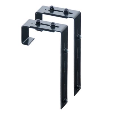 Mayne Adjustable Deck Rail Brackets, 2-Pack