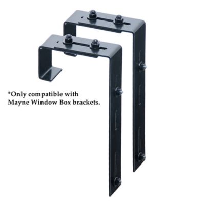 Image showing  Adjustable Deck Rail Brackets, 2-Pack