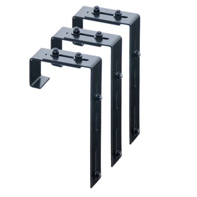 Mayne Adjustable Deck Rail Brackets, 3-Pack