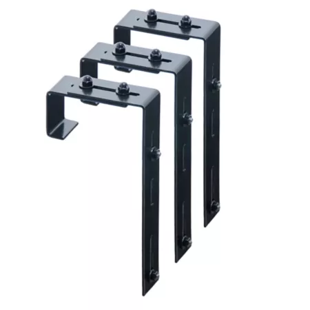 Mayne Adjustable Deck Rail Brackets 3-Pack Plant Stands & Accessories