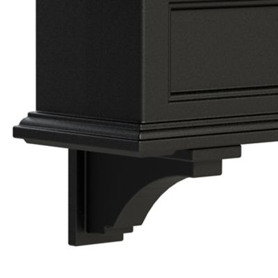 Image showing  Fairfield Decorative Brackets, Black, 2-Pack