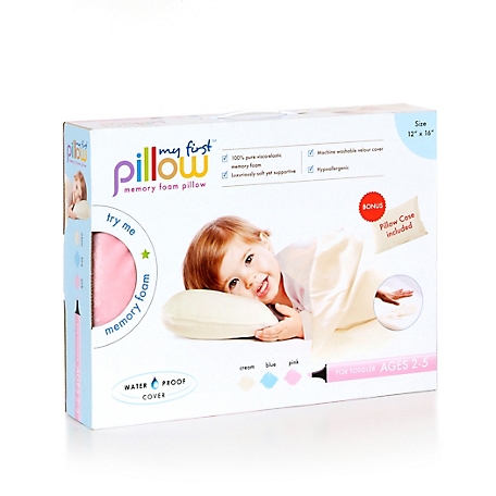 My First Toddlers' Memory Foam Pillow, For Ages 2-5 Years