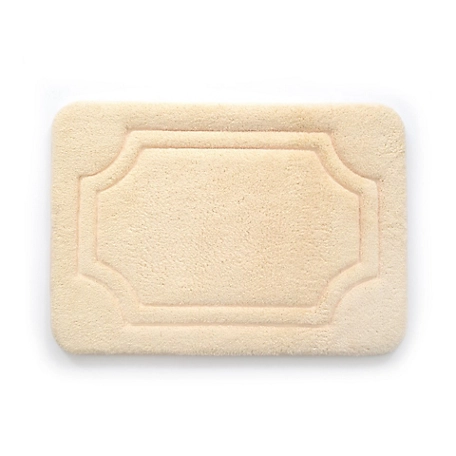 Stephan Roberts Home Luxury Memory Foam Bath Mat with Water Shield Technology, 21 in. x 34 in., Biscotti Beige