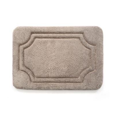 Stephan Roberts Home Luxury Memory Foam Bath Mat with Water Shield Technology, 21 in. x 34 in., Atmosphere Taupe