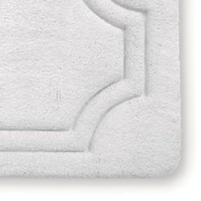 Image showing  Luxury Memory Foam Bath Mat with Water Shield Technology, 17 in. x 24 in., Antique White