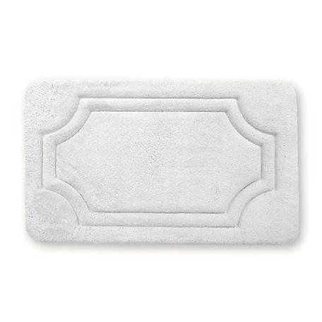 Stephan Roberts Home Luxury Memory Foam Bath Mat with Water Shield Technology, 21 in. x 34 in., Antique White