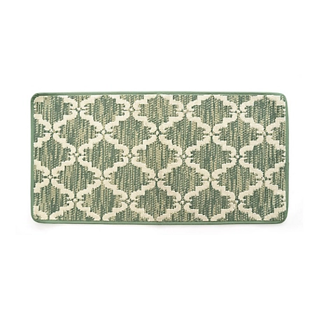 Stephan Roberts Home Ultra Plush Pacific Knitted Loop Pile Polyester Bath Mat, 20 in. x 39 in., Green