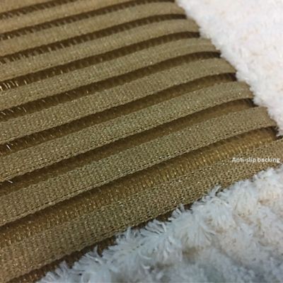 Image showing  Luxury Spa Polyester Bath Mat with Water Shield Technology, 17 in. x 24 in., Angora