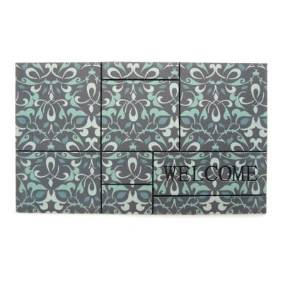 Stephan Roberts Home Ferrara Recycled Rubber Doormat, 18 in. x 30 in.