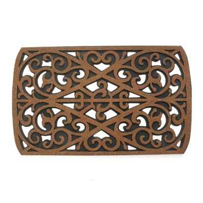 Stephan Roberts Home Coconut Shell Recycled Rubber Doormat, 18 in. x 30 in.