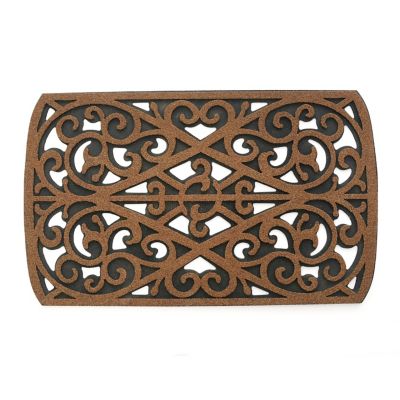 Stephan Roberts Home Coconut Shell Recycled Rubber Door Mat, 18 in. x 30 in.