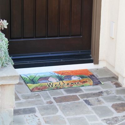Image showing  Crumb Rubber Door Mat, Country Autumn