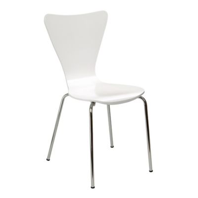 Legare 17 in. x 34 in. Bent Ply Chair, White