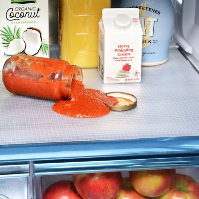 Image showing 6 th Con-Tact Brand Zip-n-Fit Non-Adhesive Shelf Liners, 18 in. x 4 ft., Clear, 6-Pack