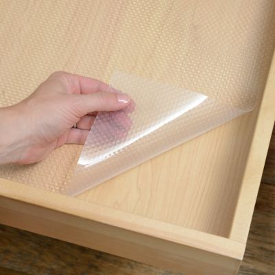 Image showing  Non-Adhesive Shelf Liners, Nova Crystal Clear, 12 in. x 6 ft., 6-Pack