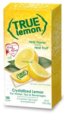 True Citrus True Lemon Flavored Water Enhancer Packets, 100 ct., 90-1021