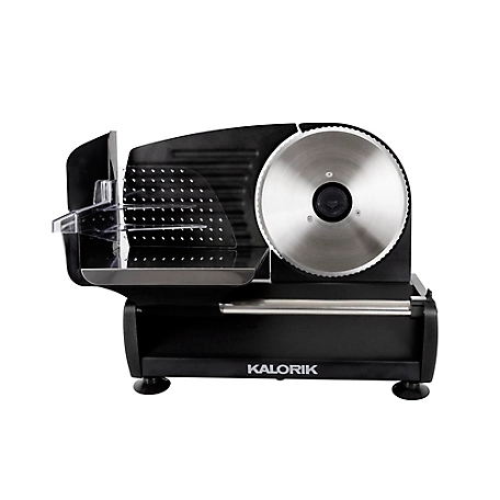  Kalorik 200W Professional Food Slicer with Safety Switch, Easy  to Clean, Stainless Steel: Home & Kitchen