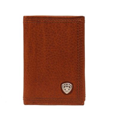 Ariat Trifold Solid Sunset Wallet, Solid Sunset