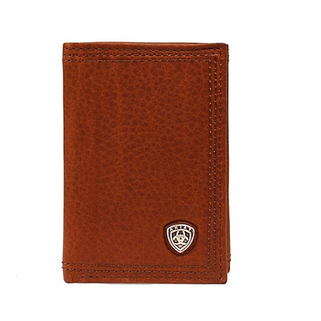 Ariat Trifold Solid Sunset Wallet, Solid Sunset