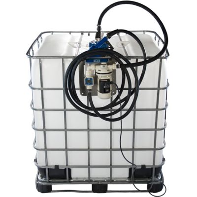 Image showing  0.67 HP 120V Electric SuzzaraBlue Tote Fuel Pump Pro Kit, 9 GPM, Auto/Meter
