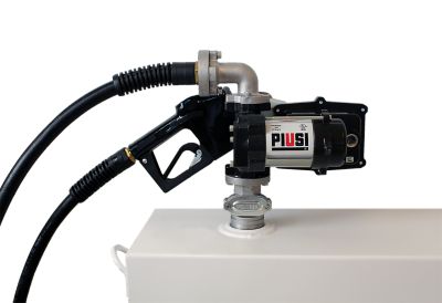 Image showing  1/8 HP 12V EX50 UL Fuel Pump Basic+ Kit with Auto Nozzle, 15 GPM