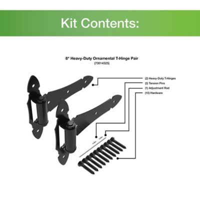 Image showing  8 in. Standard Ornamental T-Hinge, 73014325