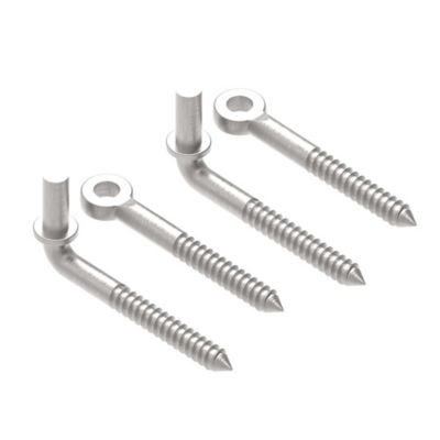 Stainless Steel Threaded Hook and Eye Hinge Sets for Wood Gates