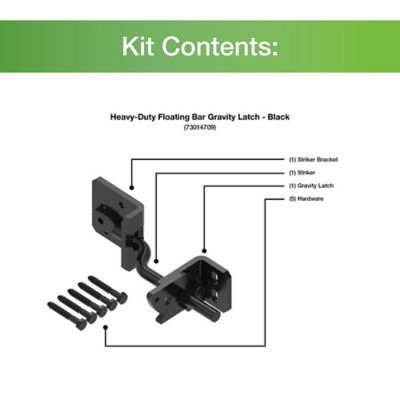 Image showing  Heavy-Duty Floating Bar Gravity Latch, 73014709