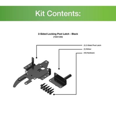 Image showing  2-Sided Locking Post Latch