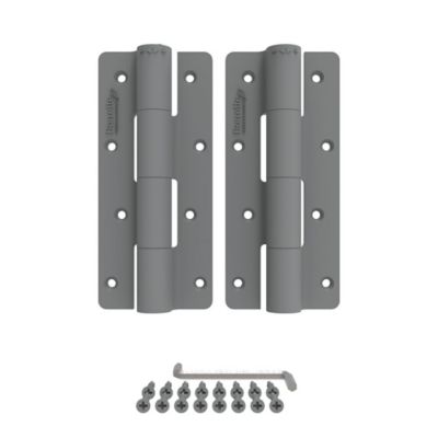 Barrette Outdoor Living Heavy-Duty Butterfly Hinges, Gray, 73024460