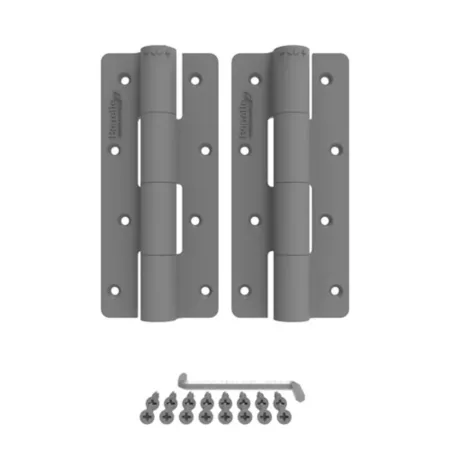 Barrette Outdoor Living Heavy Duty Butterfly Hinges Grey 73024460 Gate Hardware