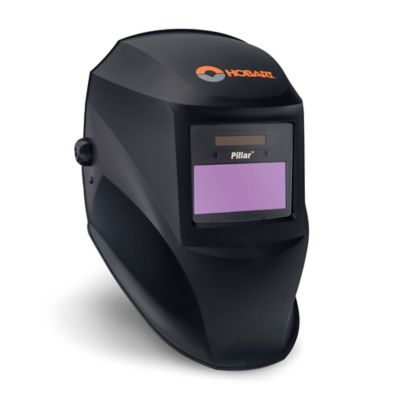 Hobart 3.78 in. x 1.65 in. 10 Shade Black Pillar Auto-Darkening Welding Helmet