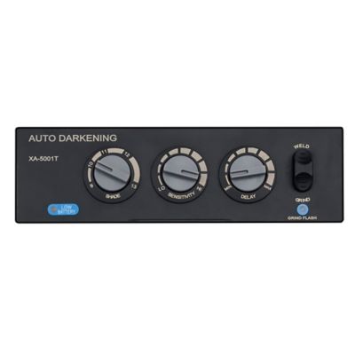 Image showing  3.94 in. x 2.36 in. 9-13 Shade Auto-Darkening Welding Helmet, Inventor Black