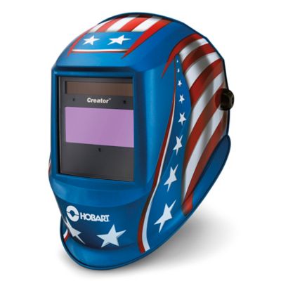 Image showing  No. 9-13 Shade Helmet Creator 1776 Auto-Darkening Welding Helmet