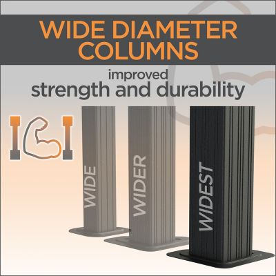 Image showing  5 ft. x 8 ft. Mykonos Hard-Top Grill Gazebo, Dark Gray