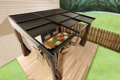 Image showing 7 th Sojag 10 ft. x 12 ft. Francfort Wall-Mounted Gazebo