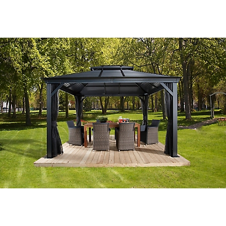 Sojag 10 ft. x 14 ft. Mykonos II Double Roof Gazebo at Tractor Supply