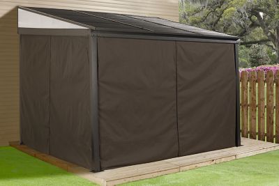 Image showing 8 th Sojag 10 ft. x 12 ft. Portland Wall-Mounted Gazebo