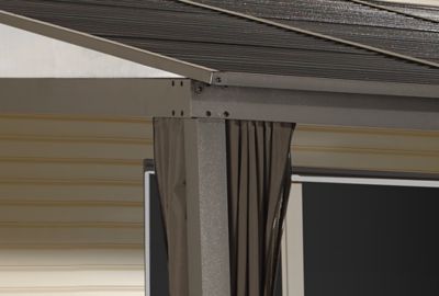 Image showing 9 th Sojag 10 ft. x 12 ft. Portland Wall-Mounted Gazebo