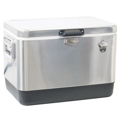 54 quart stainless steel cooler