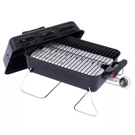 Char-Broil Deluxe 1-Burner Propane Gas Tabletop Grill with Push-Button Ignition 190 sq in Cooking Space 11 000 BTU Camp Stoves