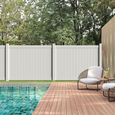Image showing  6 ft. x 8 ft. Privacy Vinyl Fence Panel