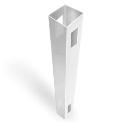 Barrette Outdoor Living 5 in. x 5 in. x 8.5 ft. White Vinyl Fence Line Post