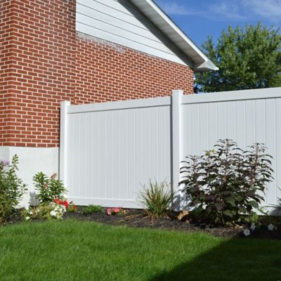 Image showing  5 in. x 5 in. x 108 in. Privacy End/Gate Vinyl Fence Post